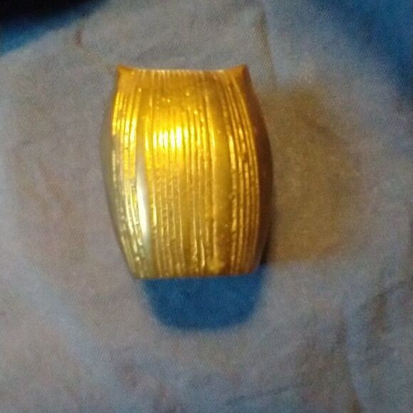 Vintage Brass Owl Paperweight: Cottagecore Home Decor - Picture 2 of 5